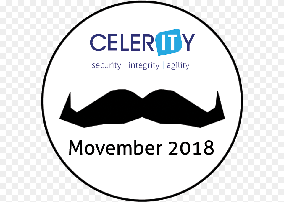 Celerity Movember 2018 Dot, Face, Head, Person, Mustache Free Png Download