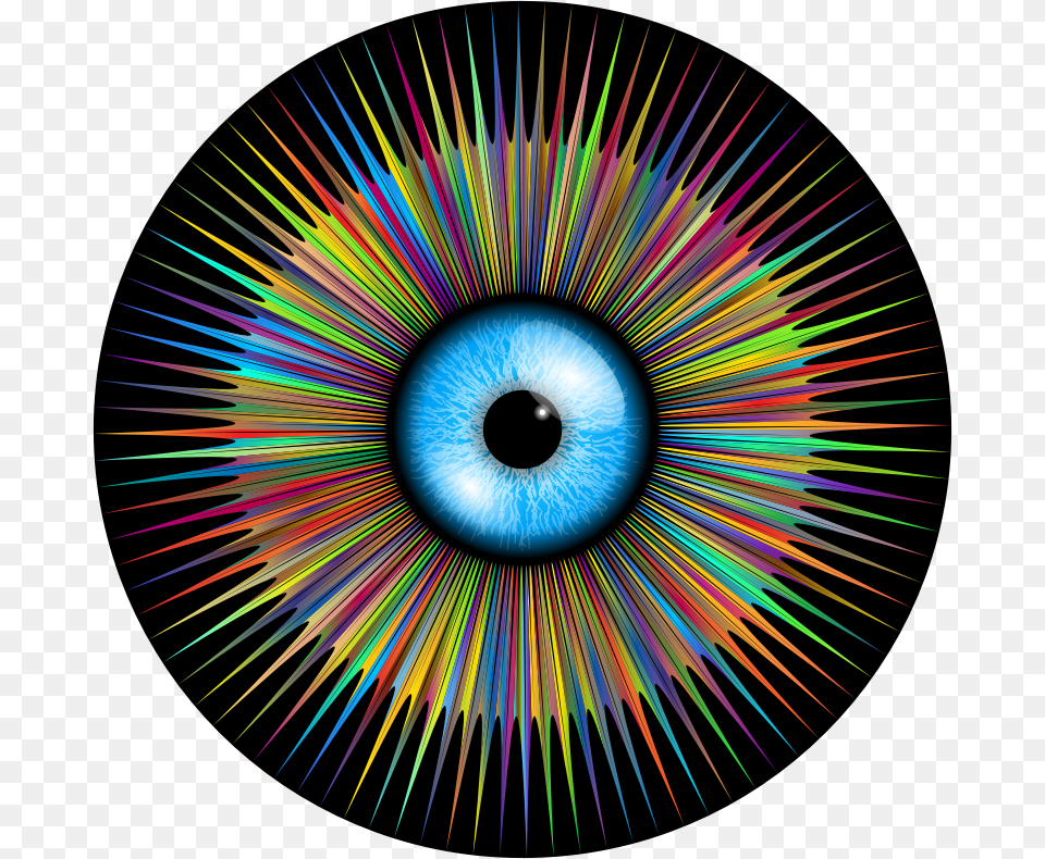 Celestial Eye Compact Disc Symmetry Remix Circle, Accessories, Fractal, Ornament, Pattern Png