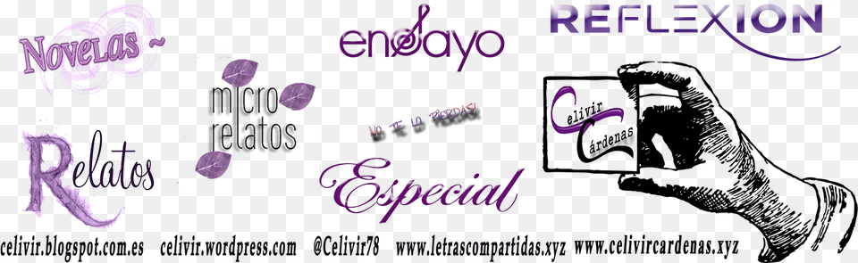 Celivir Crdenas Modelo Especial, Purple, Text Free Transparent Png