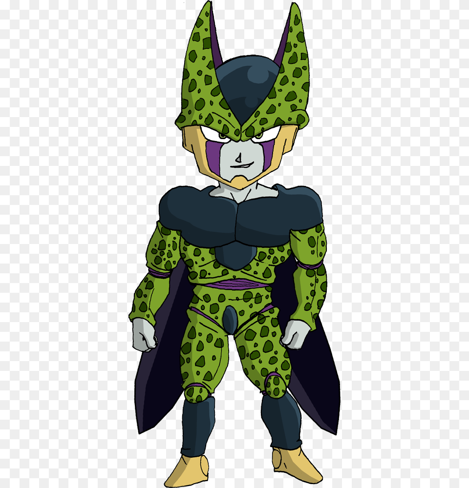 Cell Dragon Ball Chibi, Person, Book, Comics, Publication Free Png