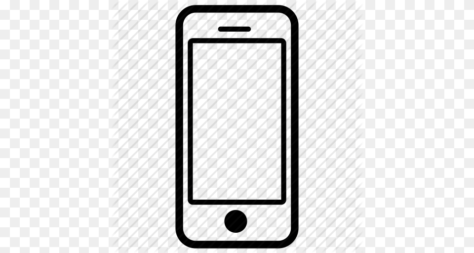 Cell Phone Clipart Black And White Clip Art Images, Electronics, Mobile Phone, Gate Free Png Download