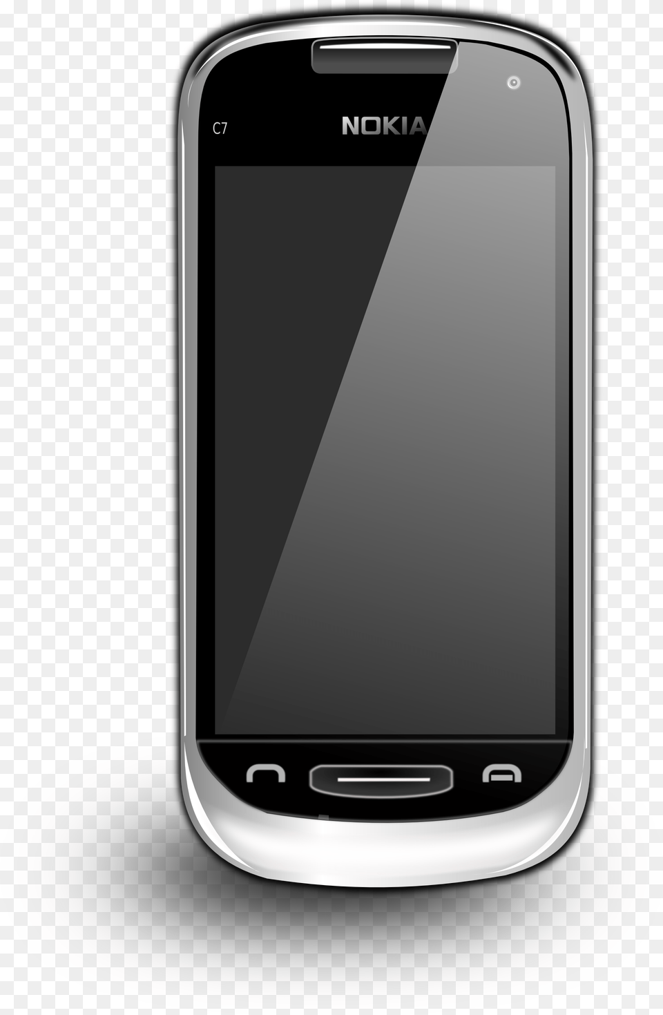 Cell Phone Clip Art Nokia C7, Electronics, Mobile Phone Free Png Download