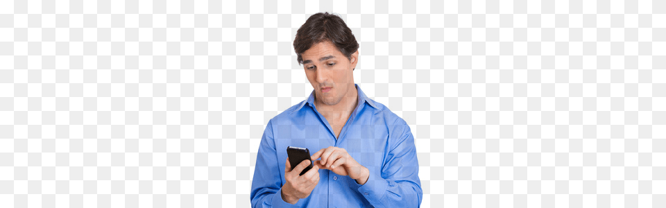 Cell Phone Guy, Photography, Electronics, Person, Texting Free Png