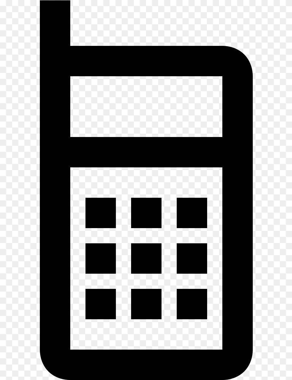 Cell Phone Icon Blue Calculator Icon, Gray Free Transparent Png