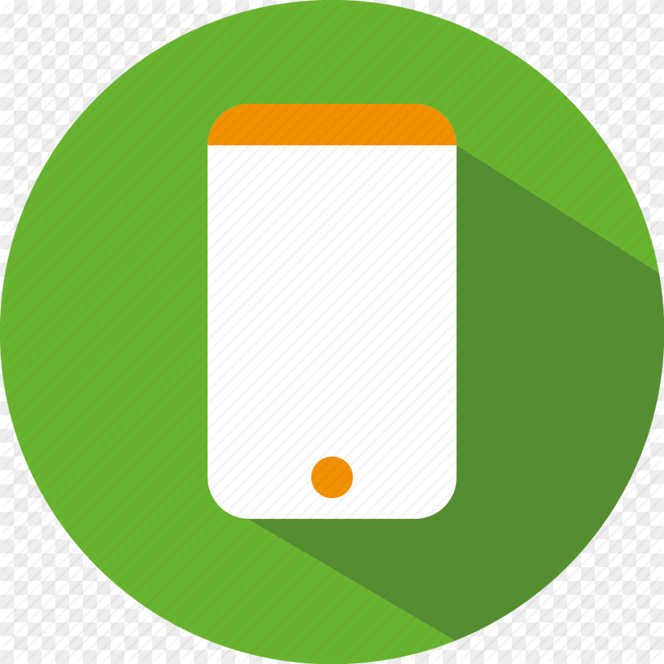 Cell Phone Icon Green, Disk, Text Free Transparent Png
