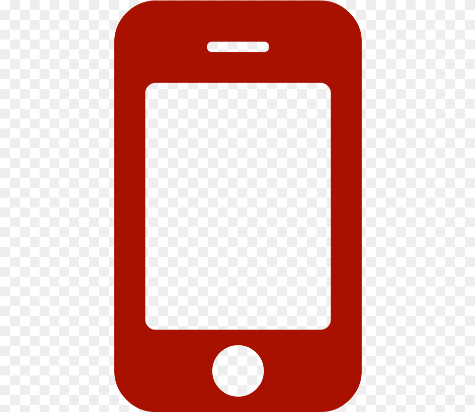 Cell Phone Icon Red, Electronics, Mobile Phone Free Png Download