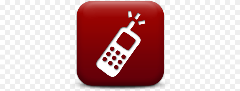Cell Phone Icon Red Cell Phone Logo, Electronics, Mobile Phone, Food, Ketchup Png Image