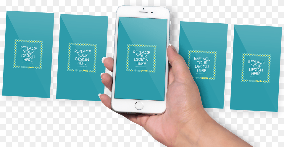 Cell Phone In Hand Iphone 6 Mockup User Interface Mobile, Electronics, Mobile Phone, Adult, Female Png