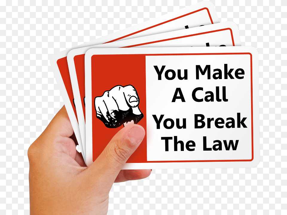 Cell Phone Not Allowed Label Law Label, Body Part, Hand, Person, Text Free Png Download
