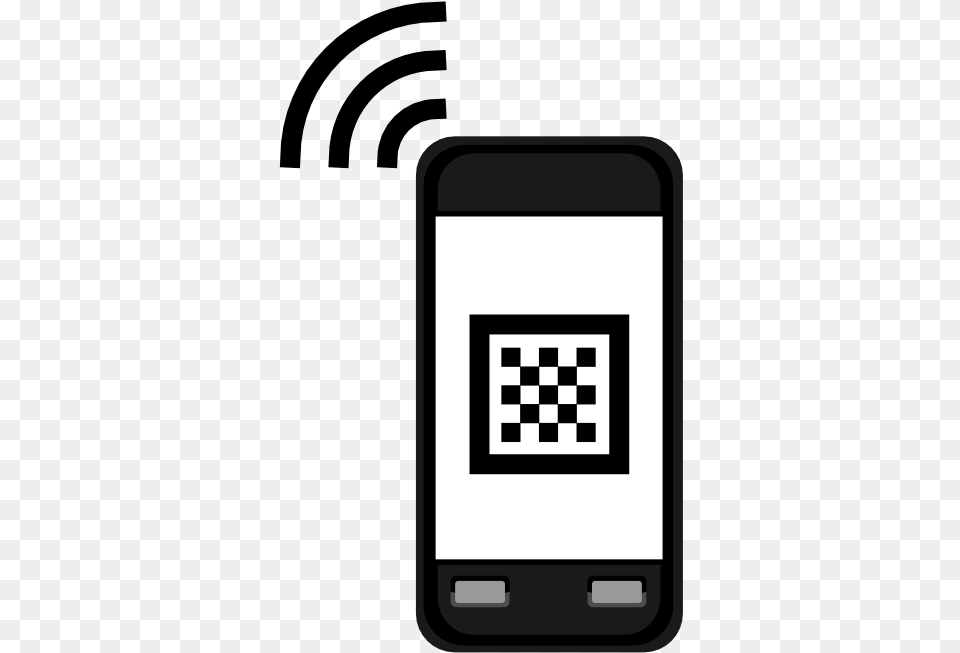Cell Phone Qr, Electronics, Mobile Phone, Qr Code Free Png Download