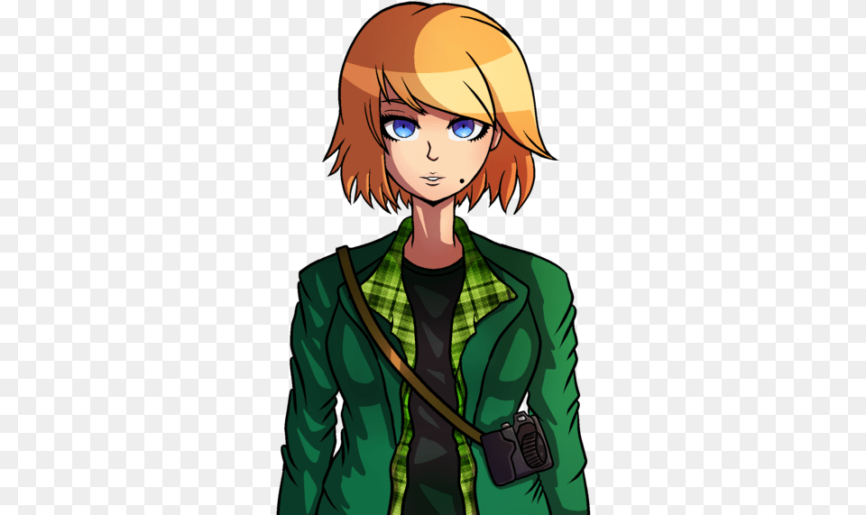 Cell Shaded Danganronpa Style Half Bodies Cartoon, Adult, Female, Person, Woman Png Image