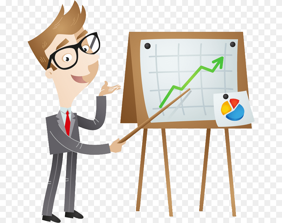 Cell Tower Lease Cartoon Teacher Pointing To Board, White Board, Person, Accessories, Glasses Free Png Download