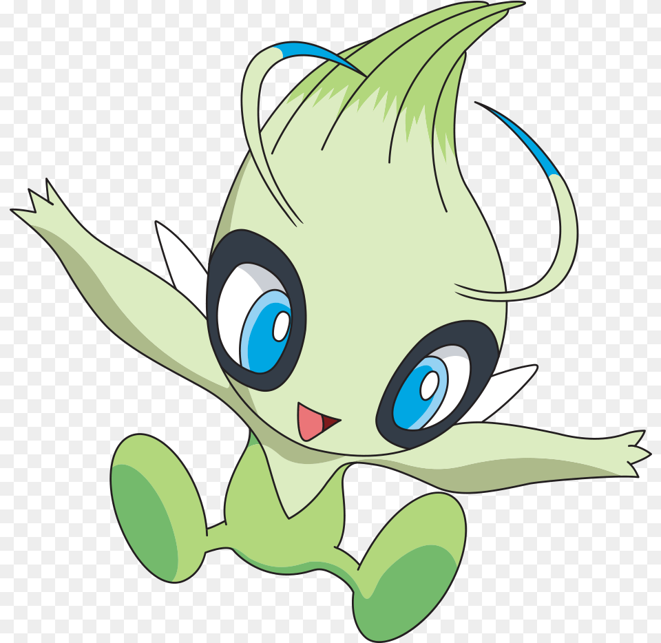 Cellabee Pokemon Celebi, Baby, Person, Book, Comics Free Png Download