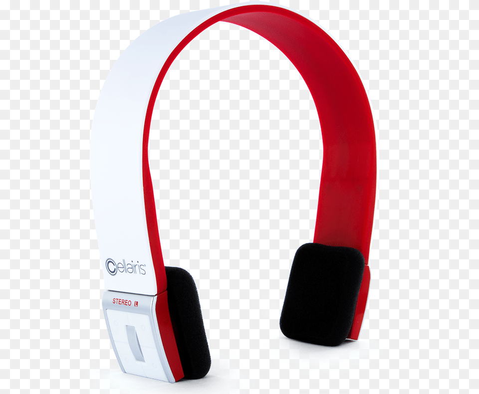 Cellairis Cadence Stereo Bluetooth Headset Whitered Headphones, Electronics, Helmet Free Png