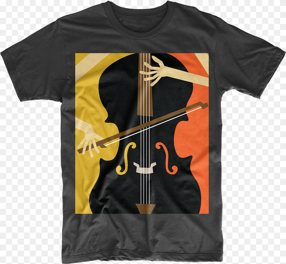 Cello, Clothing, Musical Instrument, T-shirt, Violin Free Png