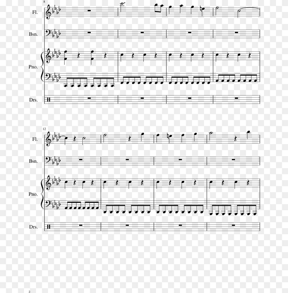 Cello Sheet Music, Gray Png