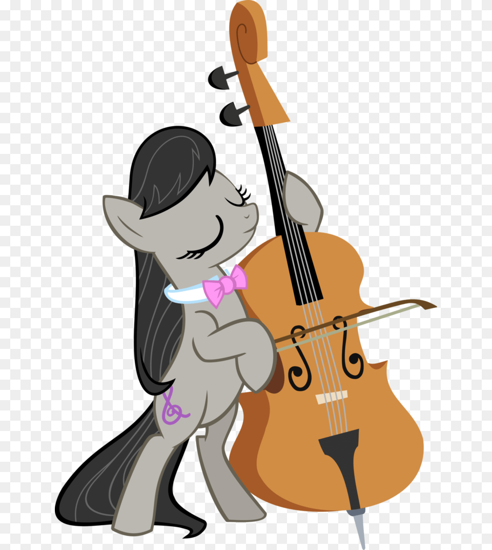 Cello Vector Standing For Download On Mbtskoudsalg Octavia My Little Pony Cello, Musical Instrument, Person, Face, Head Free Transparent Png