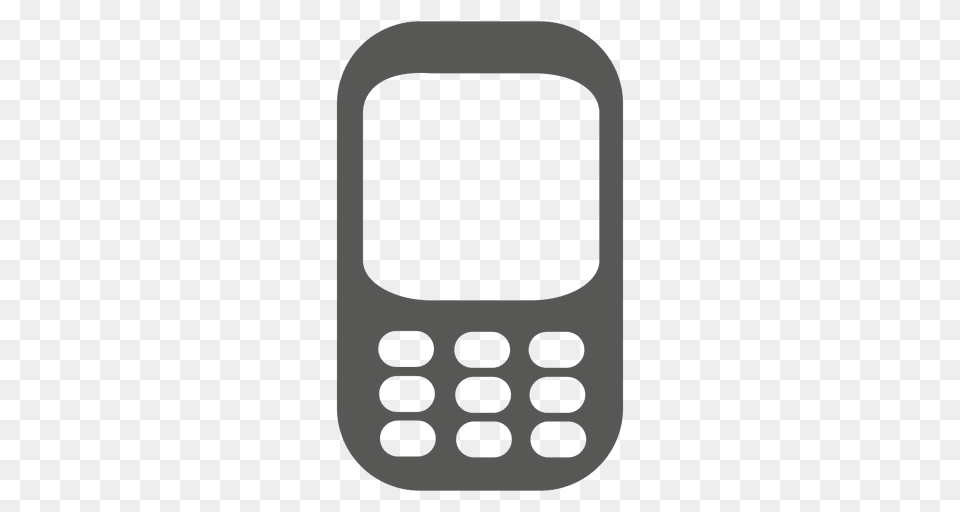 Cellphone Icon Silhouette, Electronics, Mobile Phone, Phone, Texting Free Transparent Png
