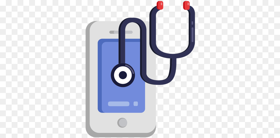 Cellphone Stethoscope Icon Transparent U0026 Svg Vector File Smartphone, Electronics, Blade, Razor, Weapon Free Png Download