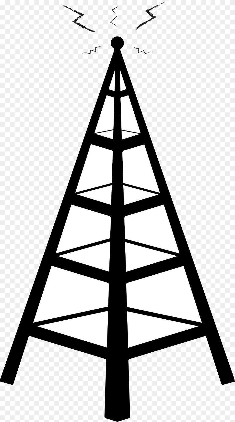 Cellphone Tower Clipart, Lighting, Triangle, Cross, Symbol Png Image