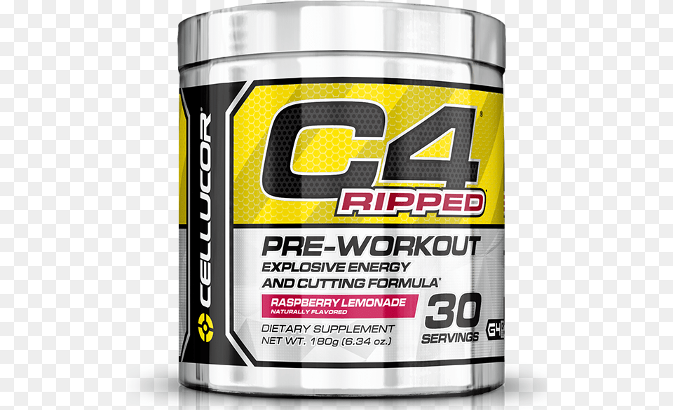 Cellucor C4 Ripped C4 Ripped Tropical Punch Review, Can, Tin, Paint Container Png Image