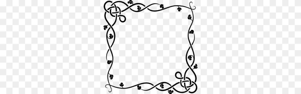 Celtic Border Cliparts, Nature, Night, Outdoors, Silhouette Png Image