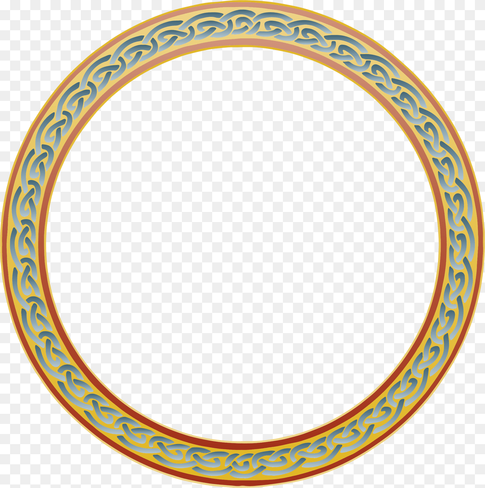 Celtic Border Designs Circle, Oval, Art, Porcelain, Pottery Png Image