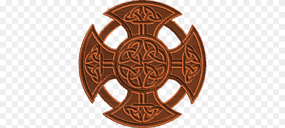 Celtic Circle Emblem, Badge, Logo, Symbol, Cross Free Png Download