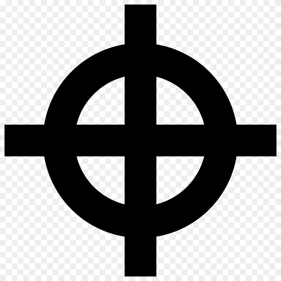 Celtic Cross, Gray Png