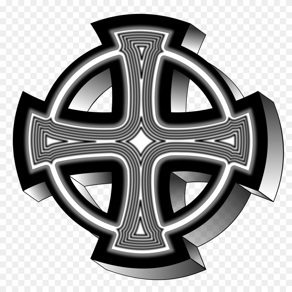 Celtic Cross Clipart, Symbol, Emblem, Ammunition, Grenade Png Image