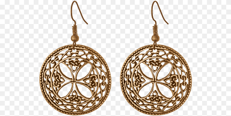 Celtic Cross Earrings Earrings, Accessories, Earring, Jewelry, Gold Free Png Download