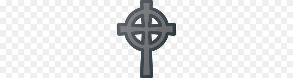 Celtic Cross Halloween Cemetery Grave Stone Icon, Symbol Png