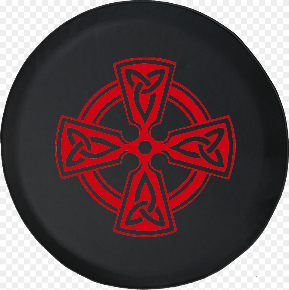 Celtic Cross Knot Irish Shield Warrior Offroad Jeep Emblem, Toy, Frisbee, Plate Free Png Download