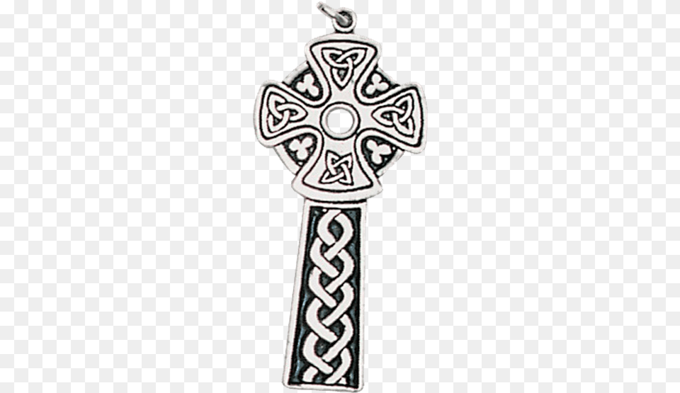 Celtic Cross Pendant For Protection And Prosperity Celtic Cross, Emblem, Symbol, Architecture, Pillar Free Png Download