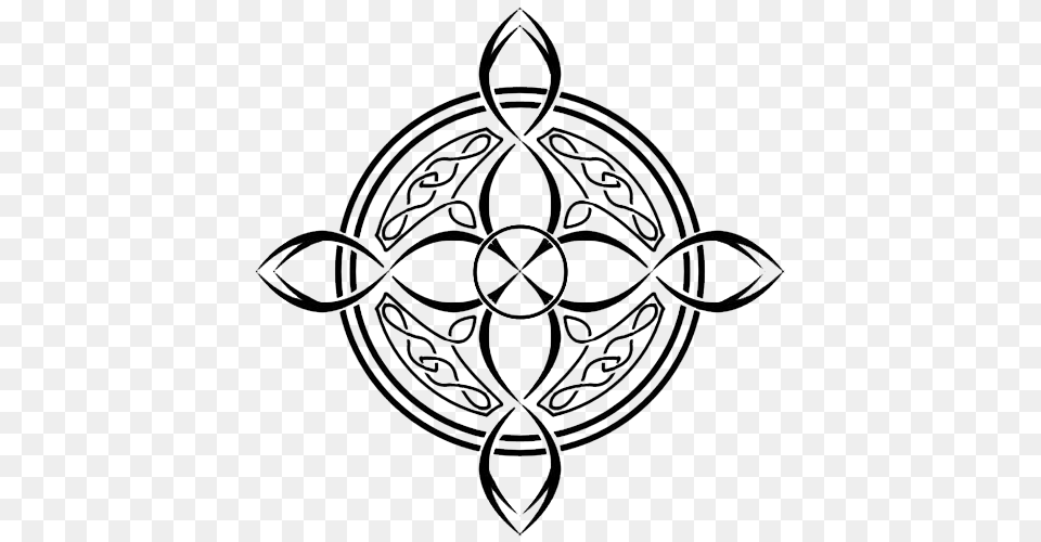 Celtic Cross Tattoo, Chandelier, Lamp, Symbol Png Image