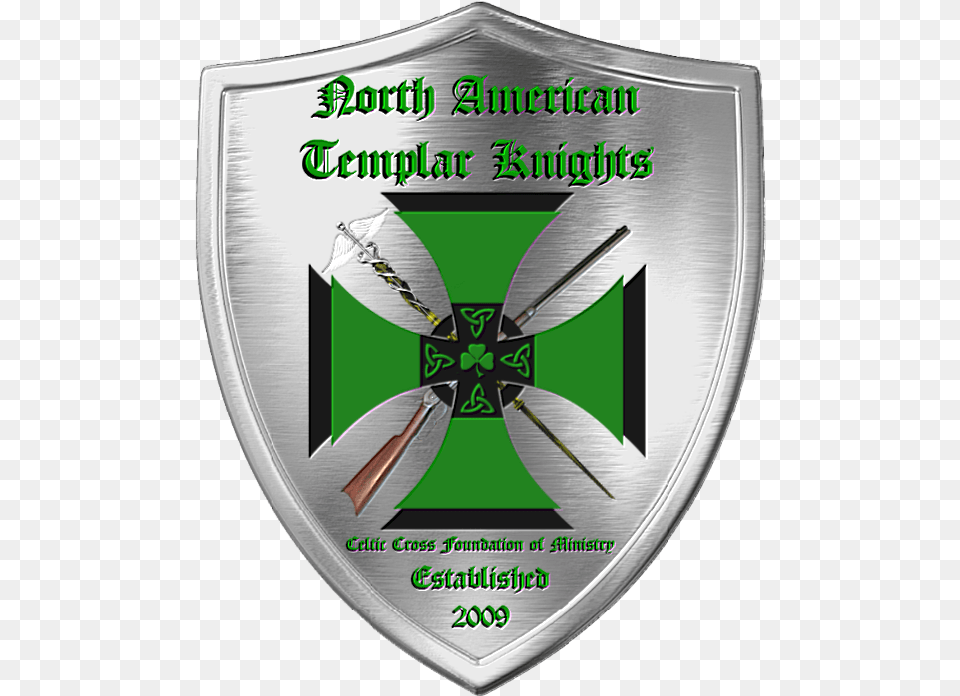 Celtic Cross Templar Knights Amp North American Templar Emblem, Armor, Shield, Disk Free Png Download