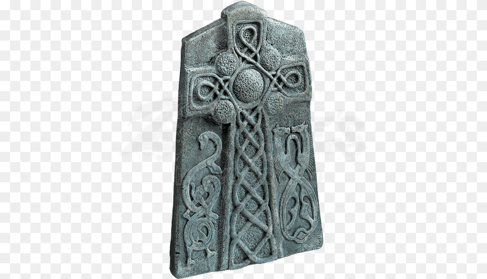 Celtic Cross Tombstone Prop Cross Tombstone, Gravestone, Tomb, Symbol, Archaeology Free Png Download
