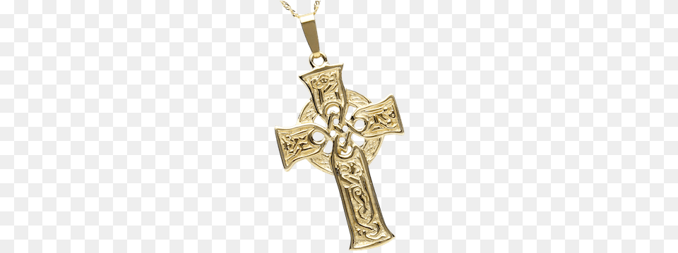 Celtic Crosses Gold Celtic Cross, Symbol, Accessories Png Image