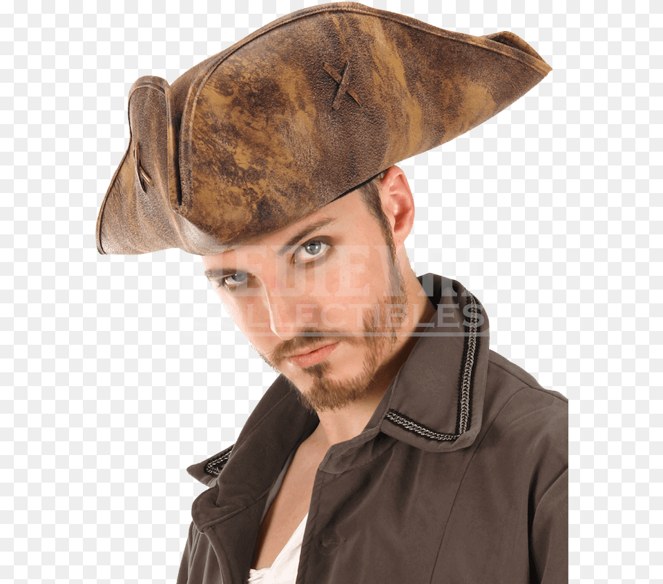 Celtic Furry Hat Jack Sparrow, Clothing, Man, Male, Adult Png