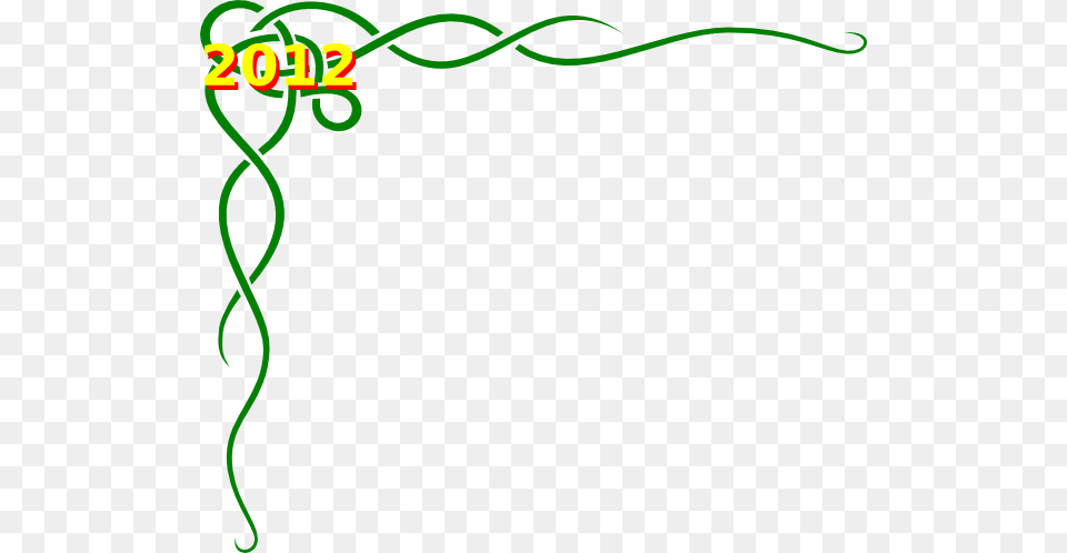 Celtic Green Scroll Border Clip Arts For Web, Art, Floral Design, Graphics, Pattern Free Transparent Png