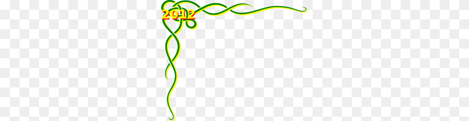 Celtic Green Yellow Scroll Border Clip Art, Knot Free Png Download