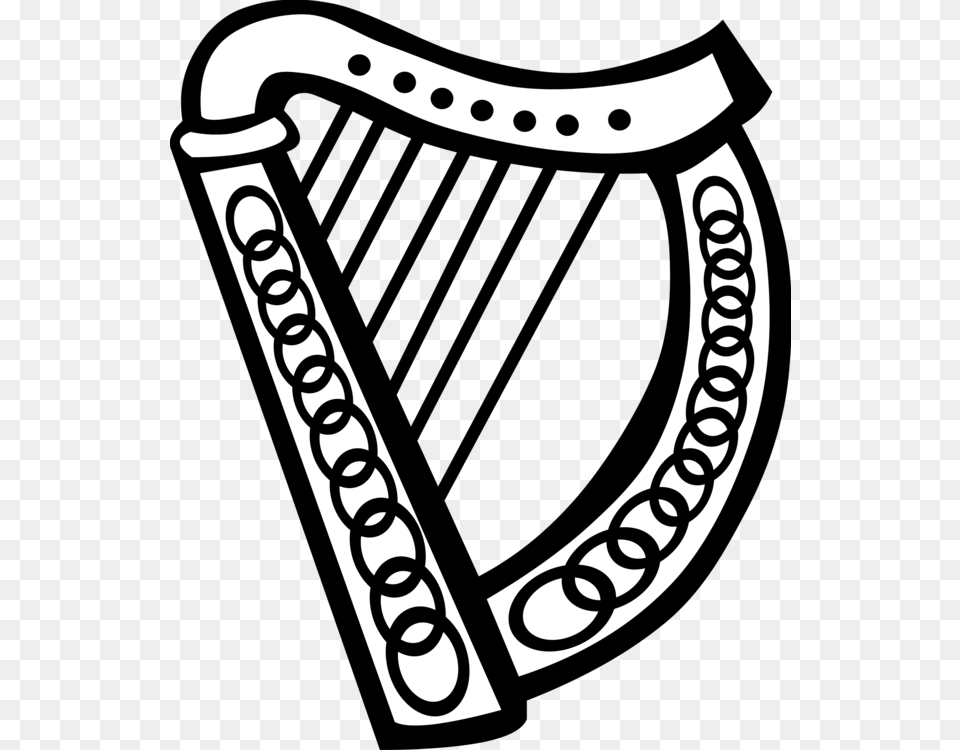 Celtic Harp Celtic Music Musical Instruments Celtic Knot, Musical Instrument, Smoke Pipe Free Transparent Png