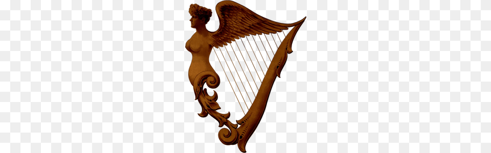 Celtic Harp Clip Art, Musical Instrument, Adult, Bride, Female Free Transparent Png