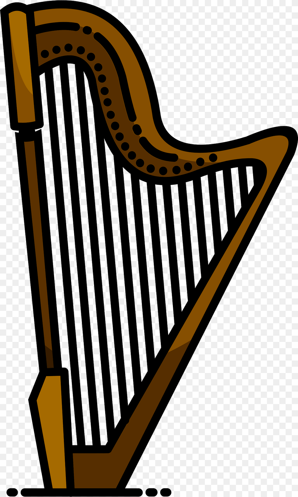 Celtic Harp Clipart, Musical Instrument, Gate, Smoke Pipe Free Transparent Png