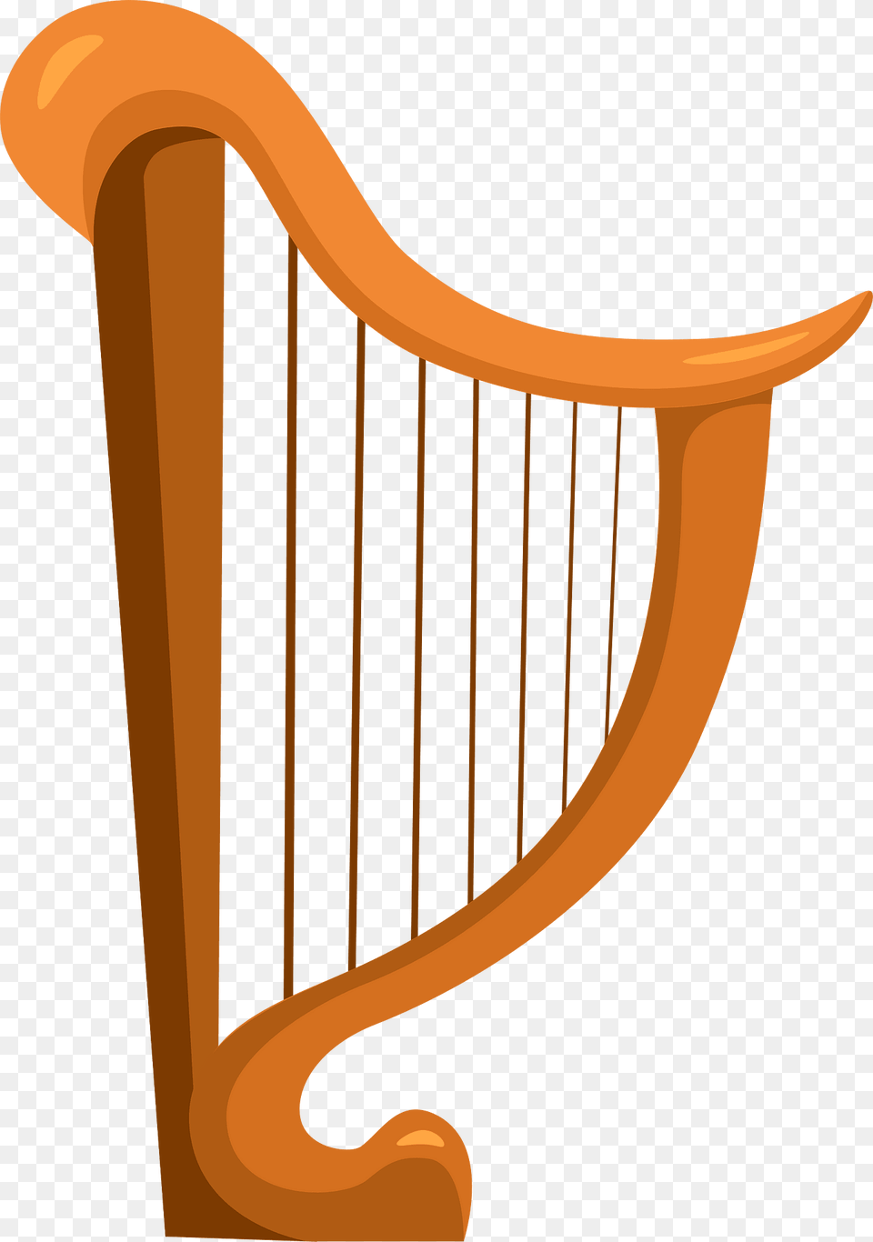 Celtic Harp Clipart, Musical Instrument, Bow, Weapon Free Png