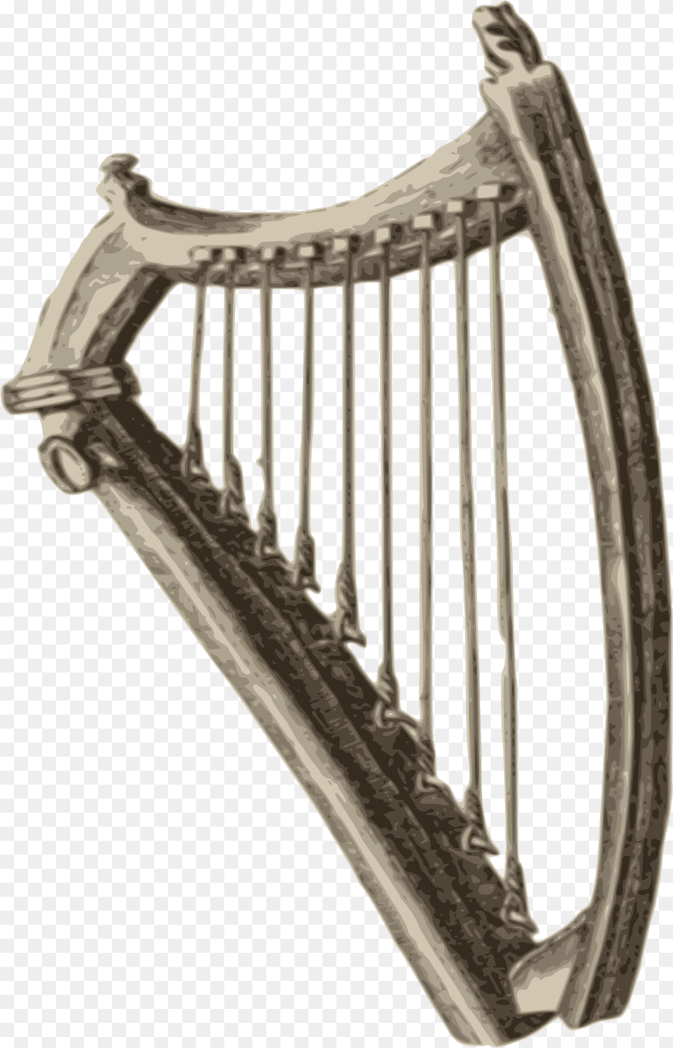 Celtic Harp Clipart Harp Background, Musical Instrument, Blade, Dagger, Knife Png Image