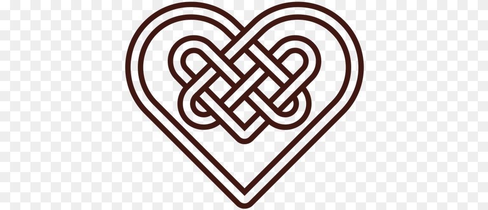 Celtic Heart Knot Stroke Love Celtic Knot Meaning Png