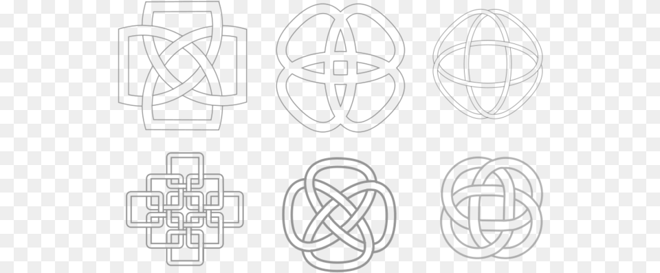 Celtic Inspired Knots Download Simple Celtic Knot Drawing, Qr Code Png Image