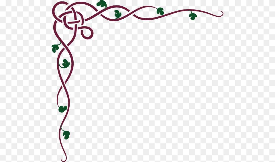 Celtic Ivy Maroon Clip Art Vines Clipart, Knot, Floral Design, Graphics, Pattern Free Png