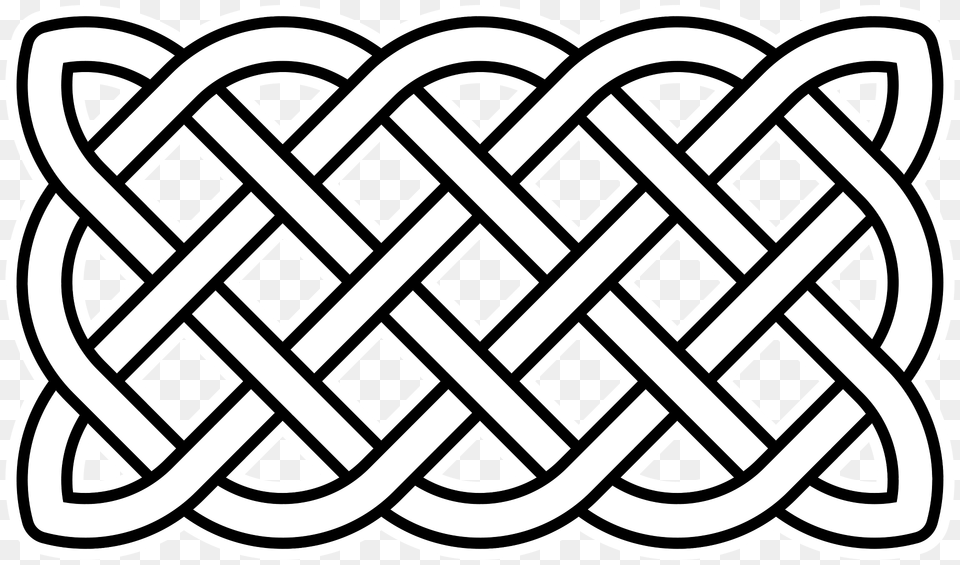 Celtic Knot Basic Rectangular Clipart, Pattern Png